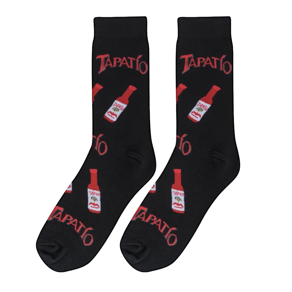 TAPATIO HOT SAUCE Printed Crew Socks OS